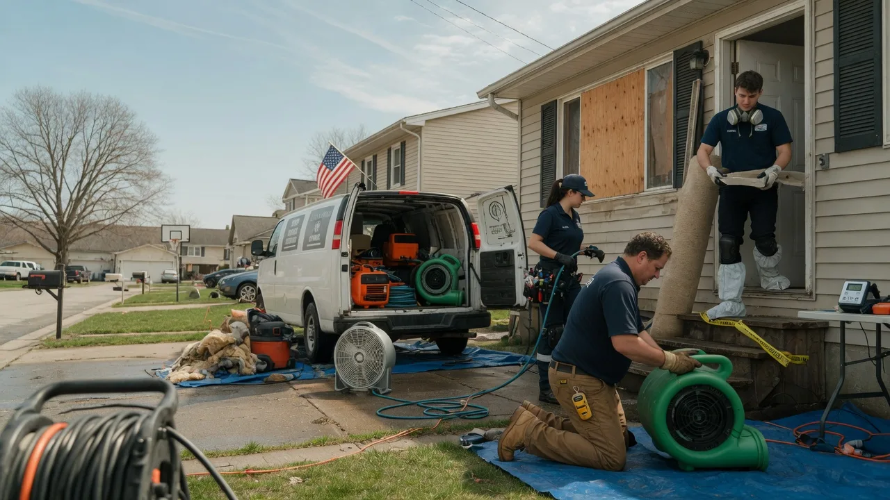 Water Damage Restoration in Bisbee, ND near me